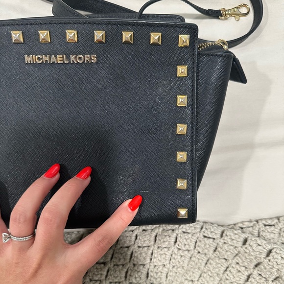 Michael Kors Studded Crossbody Bag - Picture 6 of 8